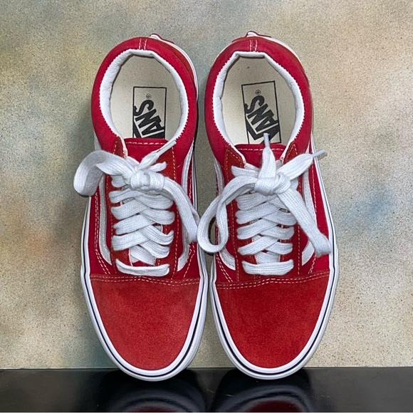 Vans Classic Red Women's Suede / Canvas Sneakers Size 7.5M - Picture 15 of 16